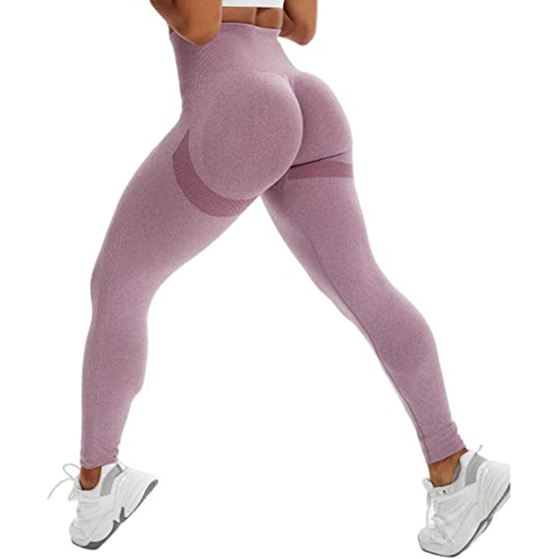 Leggings esportivas fitness feminina academia corrida yoga roupas  esportivas cintura alta calça push up atlética jogging skinny leggins femme  (Color : Pink, Size : Large)